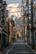 Premium Japan Photo Print — Fuji Street